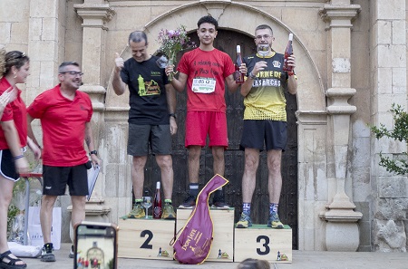 Reda El Hadraoui, Fernando González y Pedro Alberdi completaron el podio local de la octava edición de la Torre de las Arcas Trail.